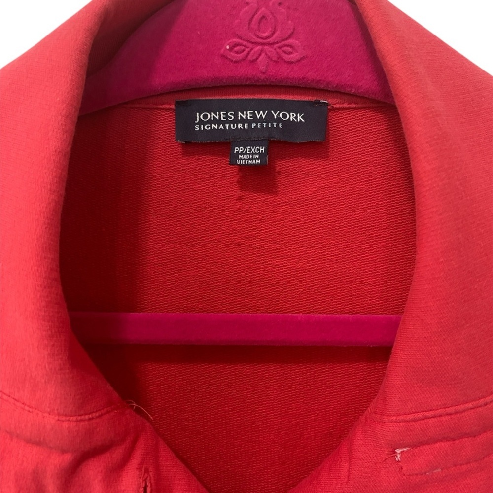 Jones New York Vibrant Red Blazer - Picture 2 of 6